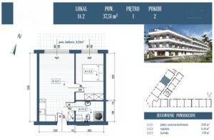 Grundriss Wohnung A1.2